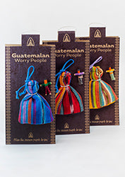 Guatemalan Worry Dolls in a bag