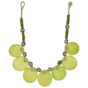 7-Disc Ceramic Necklace - Choice of 2 colours