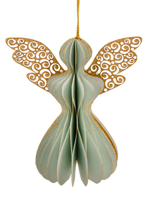 Set of 3 Pastel Angel Decorations