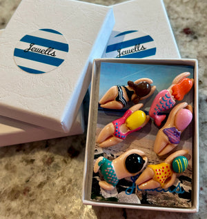 Jewells - Wild Swimmers - Boxed set of 6 Push Pins