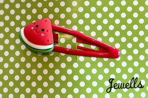 Jewells - Clip in Hair Accessory - Fruit Smiley Face