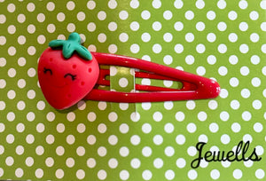 Jewells - Clip in Hair Accessory - Fruit Smiley Face