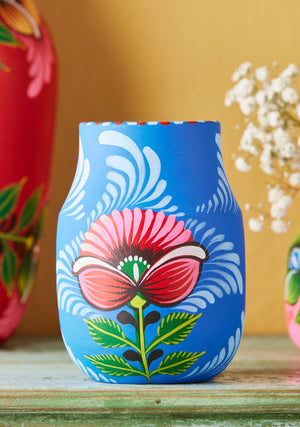 Hand-painted Boyam Planters - Choice of 3 sizes