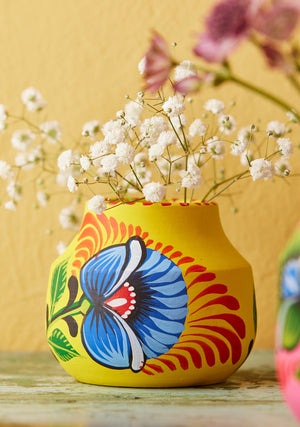 Hand-painted Boyam Planters - Choice of 3 sizes