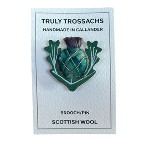 Natural Blends Brooch - Thistle