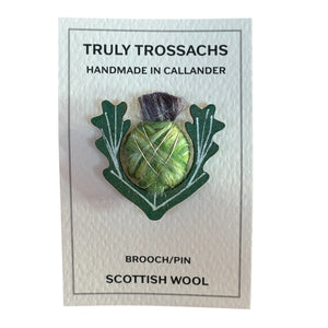 Natural Blends Brooch - Thistle