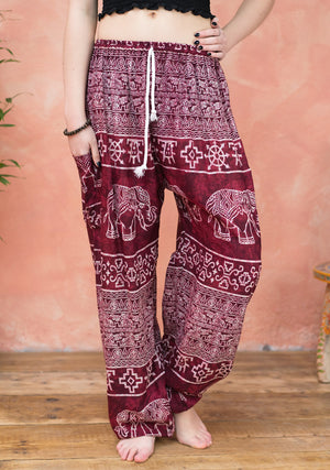 Mud Dye Elephant Harem Pants - Choice of 4 colours