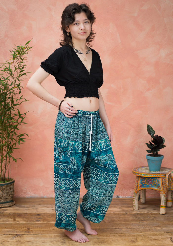 Mud Dye Elephant Harem Pants - Choice of 4 colours