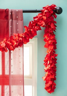 Recycled Sari Eco Garland - Choice of 2 colours