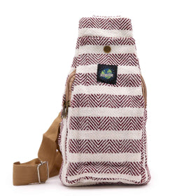 Natural Cotton Cross-body Bag - Choice of colours