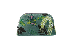 Botanical Velvet Makeup Bag