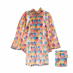 Eco Chic Foldaway Rain Poncho - Choice of designs