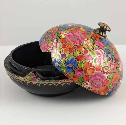 Papier Mache Trinket Boxes - Choice of Design and Size