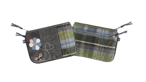 Tweed Applique Juliet Purse - Choice of 5 designs