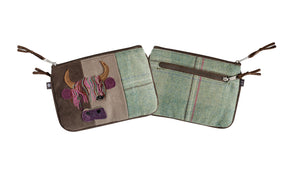 Tweed Applique Juliet Purse - Choice of 5 designs