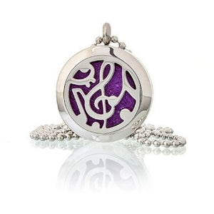Aromatherapy Diffuser Necklaces - Music Notes