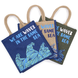 Eco Jute Bags - We Are Waves...