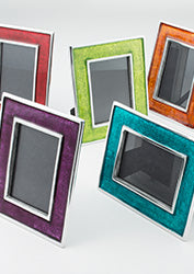 Recycled aluminium photo frame - 5 colours