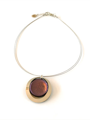 Eclipse Collection: Pendant Necklace - Choice of 6 colours
