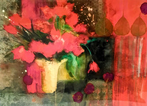 Alison Clements Cards - Sketchbook Red Roses