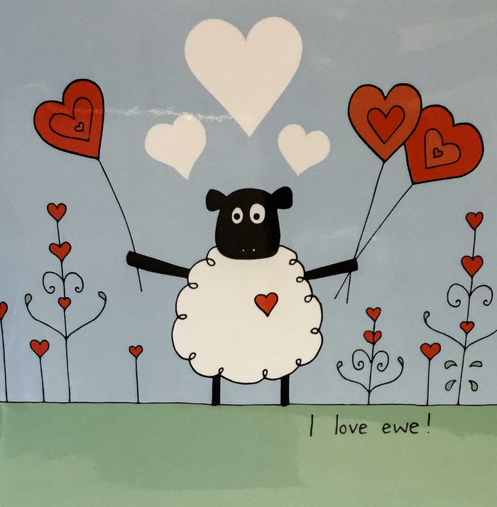 Helen Russell Cards - I Love Ewe