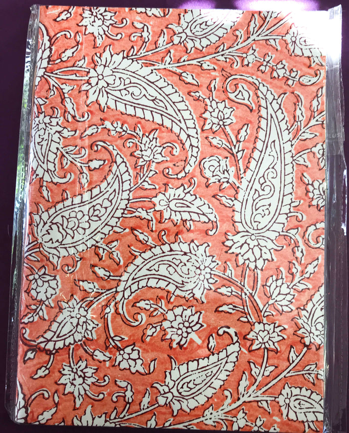 Luxury Block Printed Notebooks - 18cm x 13cm