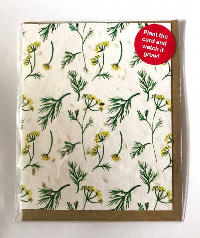 Plant a Card - Dill Pattern