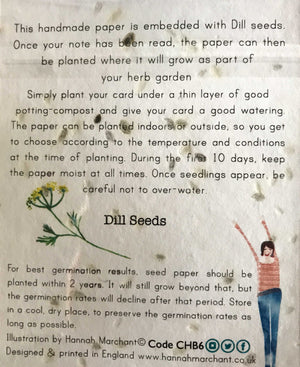Plant a Card - Dill Pattern