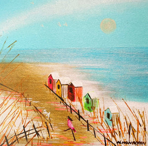 Nikki Monaghan Cards - Beach Huts