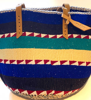Upcycled Yarn Basket Bags