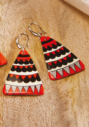 Coconut Earrings - Choice of 3 colours