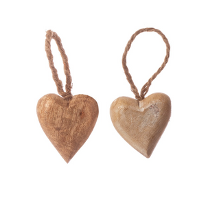 Mini Wooden Heart Decoration