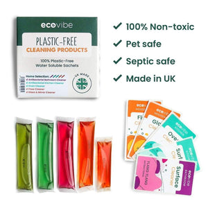 Plastic Free  Soluble Antibacterial Cleaners - Mixed Pack
