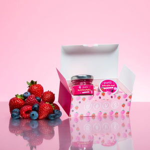 Pura Lip Scrub & Balm Duo Giftset - Raspberry & Forest Fruits
