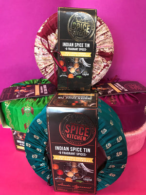 Award Winning 'Spice Kitchen' Indian Spice tins with 9 fragrant spices