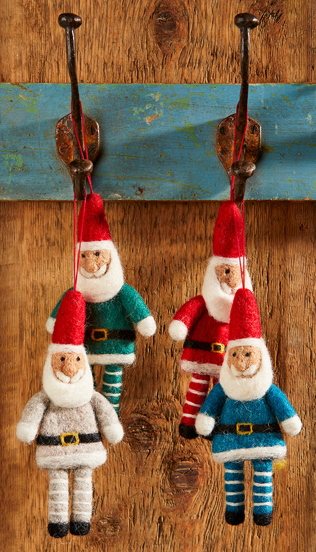 Christmas tree decoration - Stripey Santa
