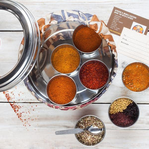 Award Winning 'Spice Kitchen' Middle Eastern & African Spice tins with 9 fragrant spices