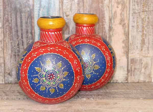 Handpainted Indian Bottle
