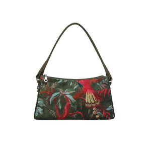 Botanical Velvet Lily Bag - Choice of 4 Colours