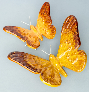 Recycled Aluminium Butterfly - Gold (Choice of 2 sizes)