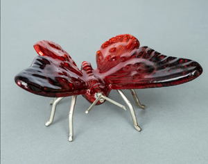 Recycled Aluminium Butterfly - Red (Choice of 2 sizes)