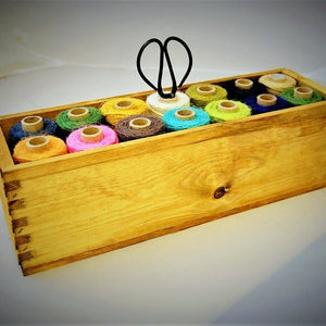 Nutscene: Wooden Crate of Crafting Twines