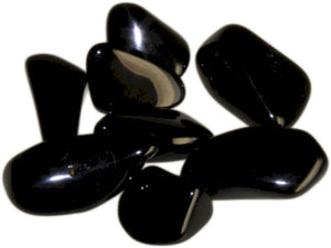 Crystals - Black Tourmaline tumblestones (Choice of 2 sizes)