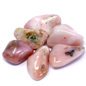 Crystals - Peruvian Pink Opal tumblestones