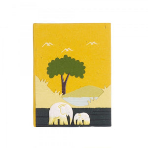 Eco Maximus Elephant Dung Notebook - Medium