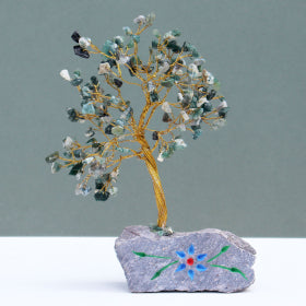 Indian Gemstone Tree - Moss Agate (Choice of 2 sizes)