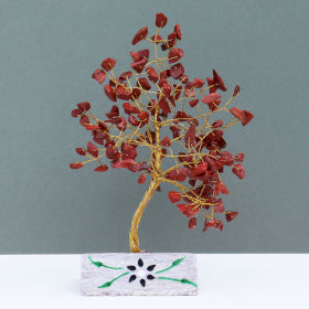 Indian Gemstone Tree - Red Jasper (Choice of 2 sizes)