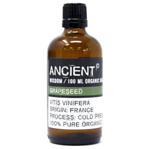 Ancient Wisdom Organic Base Oils - Grapeseed