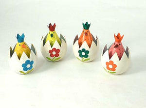 Hatching Chick ornament - Choice of 4 colours