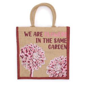 Eco Jute Bags - We Are Flowers...